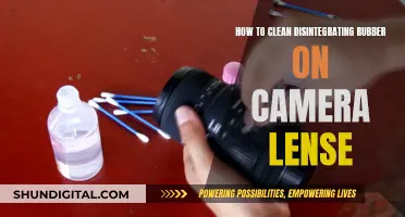 Cleaning Camera Lenses: Removing Rubber Residue