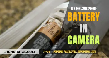 Cleaning Exploded Camera Batteries: Step-by-Step Guide