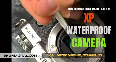 Cleaning Your Fujifilm XP Waterproof Camera Lens