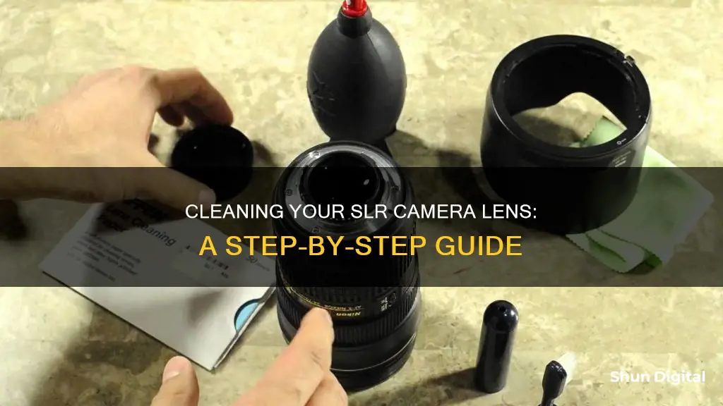 how to clean slr camera lense