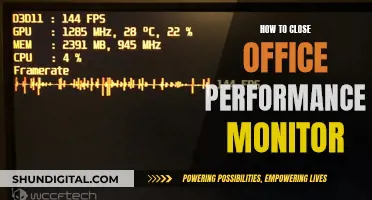 Closing Performance Monitor: Office Edition