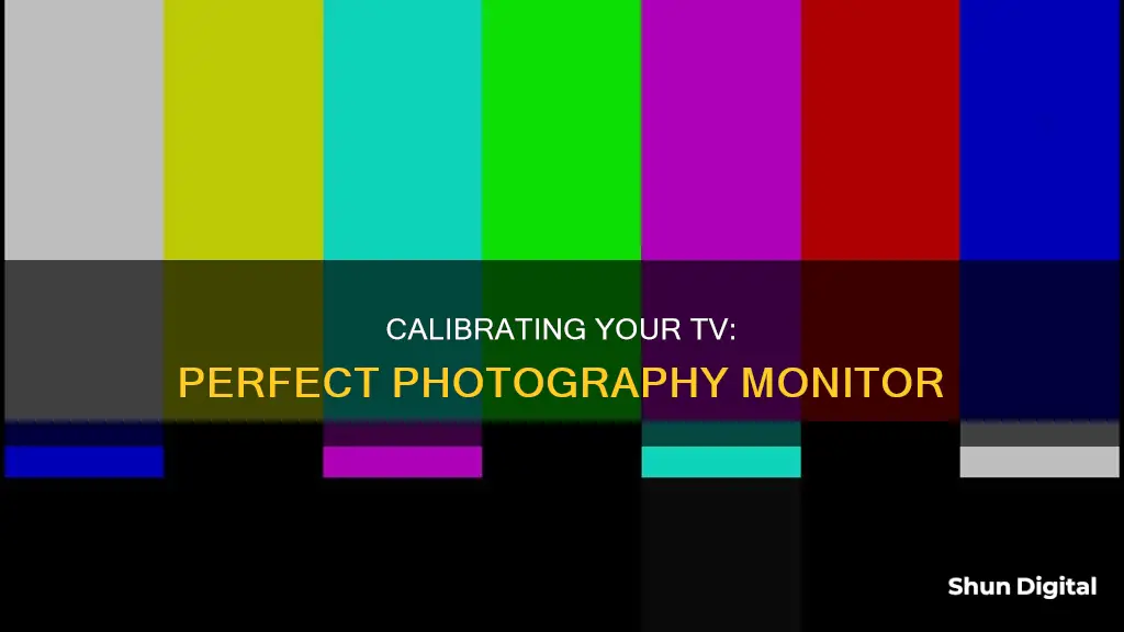 how to color calibrate tv as monitor for photography