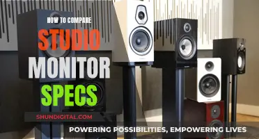 Understanding Studio Monitor Specs: A Guide to Comparison