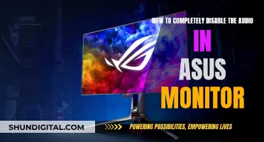 Guide to Muting Audio on Your ASUS Monitor