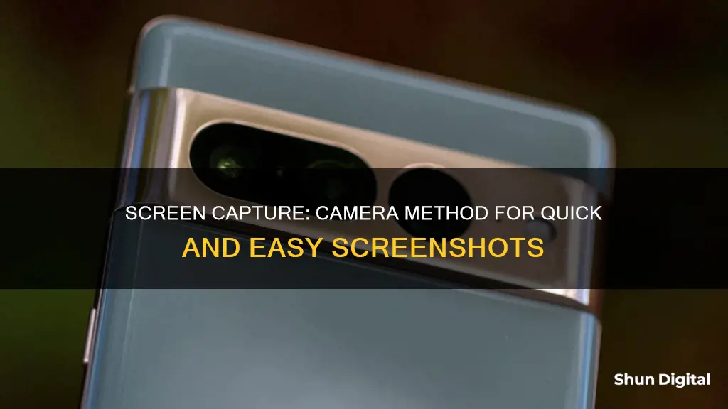 how to computer screen capture with a camera