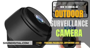 Concealing Outdoor Cameras: Stealthy Surveillance Techniques