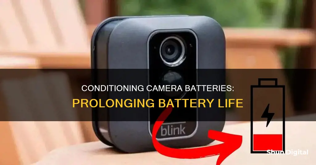 how to condition camera battery