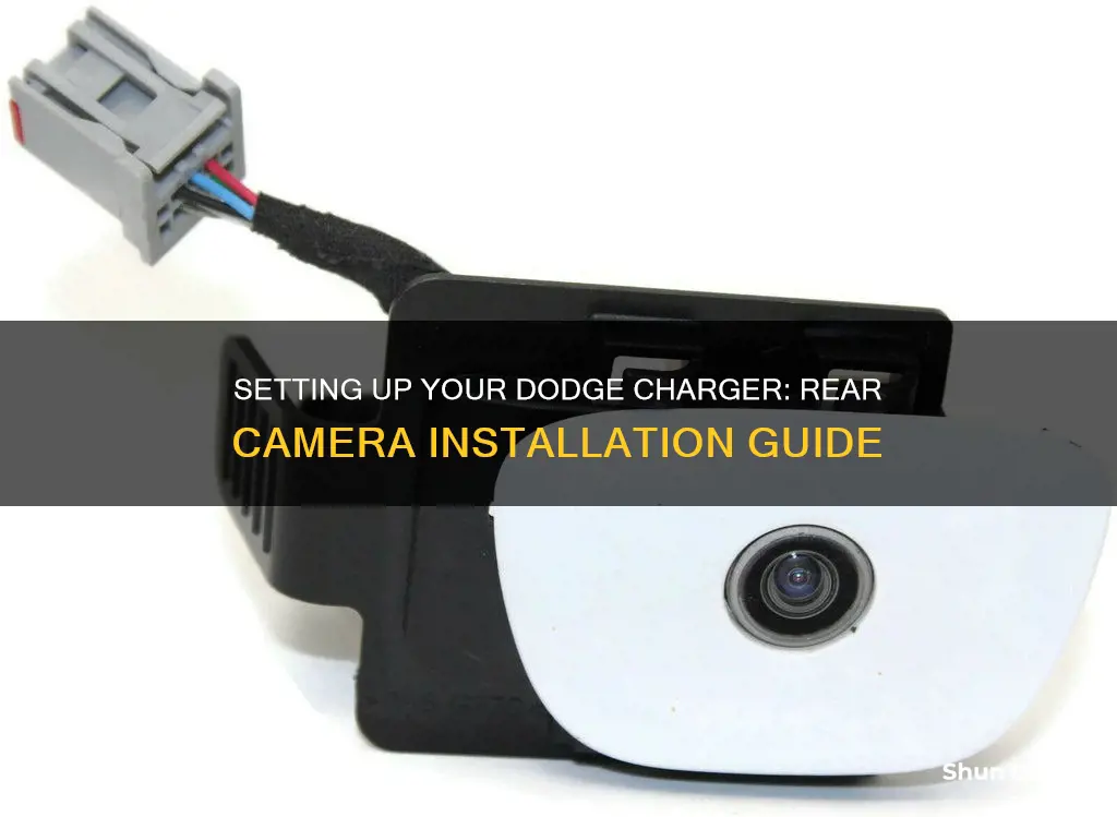 how to configure dodge charger for rear camera