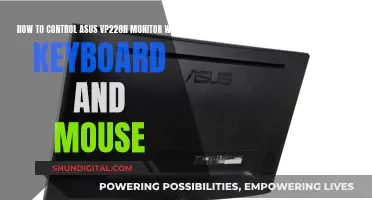 Keyboard and Mouse Control for the Asus VP228H Monitor