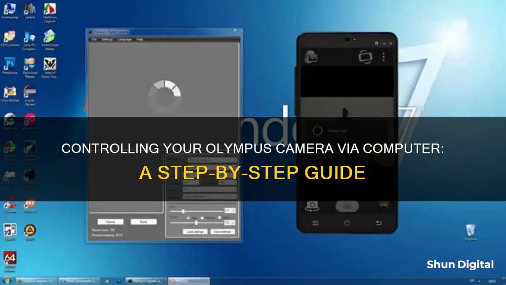 how to control olympus camera with computer