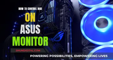 Customizing Your View: RGB Control on ASUS Monitors