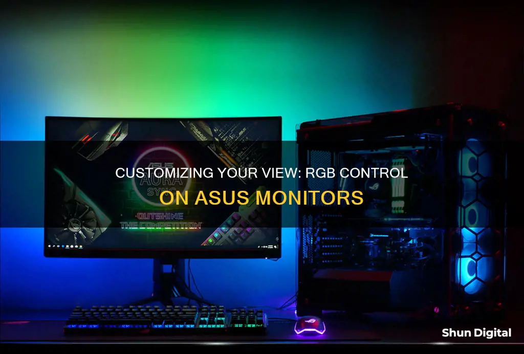 how to control rgb on asus monitor