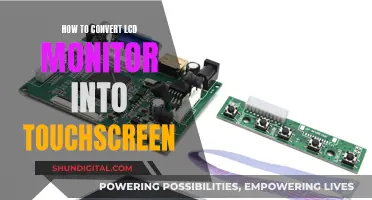 Transforming LCD Monitors: DIY Touchscreen Revolution