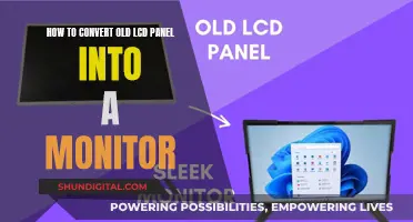 Transforming Old LCD Panels into Functional Monitors