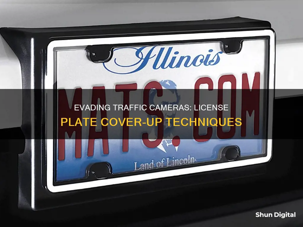 how to cover license plate from traffic camera