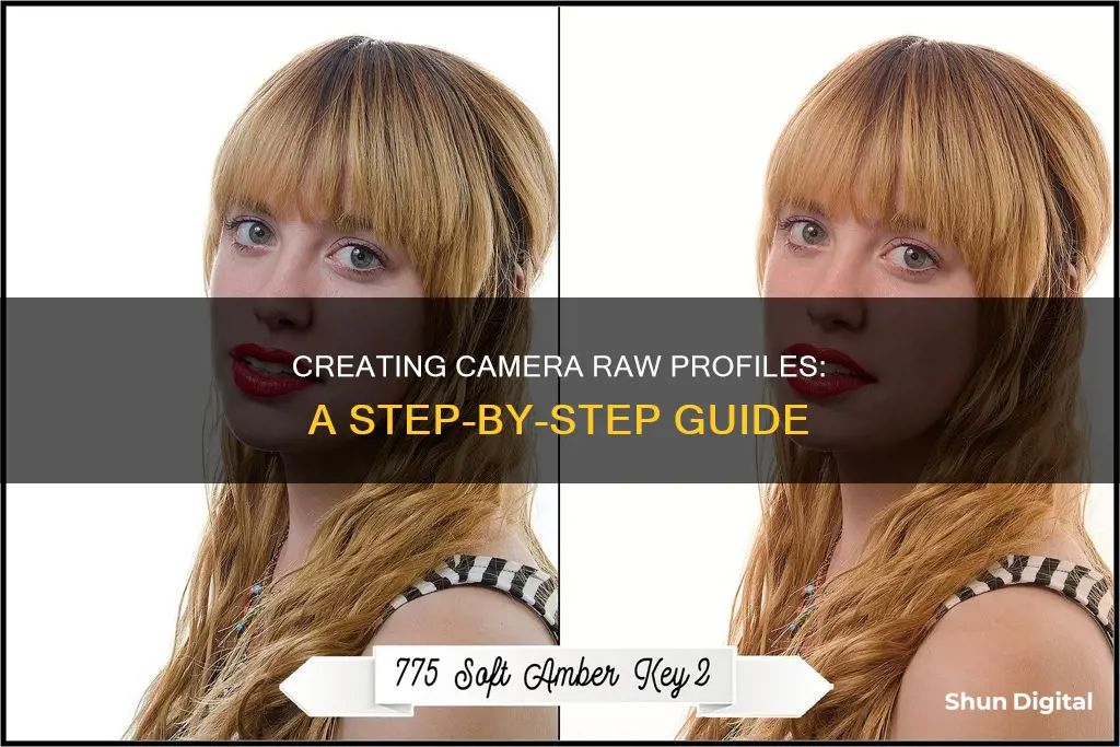 how to create a profile in camera raw