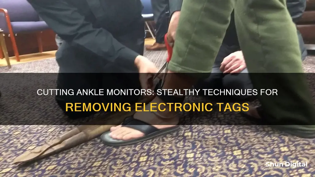 how to cut ankle monitor