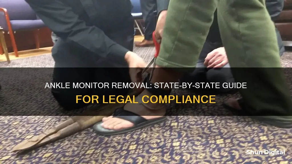 how to cut off a state issue ankle monitor