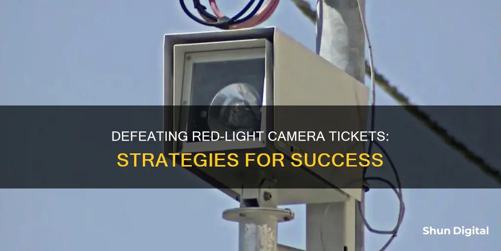 how to defeat redlight camera ticket