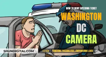 Fight Speeding Tickets: DC Camera Evidence and Your Defense