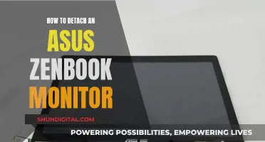 Detaching the Monitor: Asus Zenbook's Easy Separation