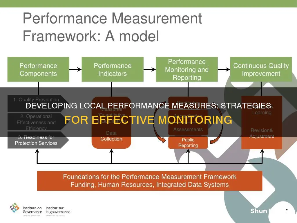 how to develop and monitor local performance measures