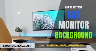 Customizing Monitor Backgrounds: Sizing for a Better View