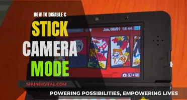 Disabling C-Stick Camera Mode: A Quick Guide