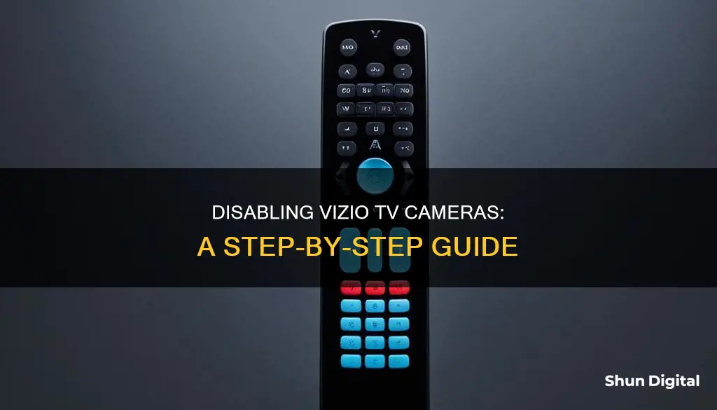 how to disable camera in vizio tv