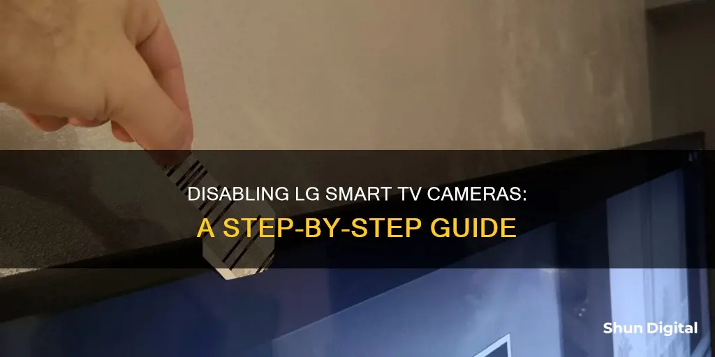 how to disable camera on lg smart tv