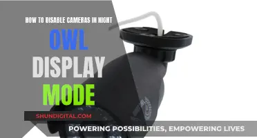 Disabling Night Owl Cameras: Display Mode Tips