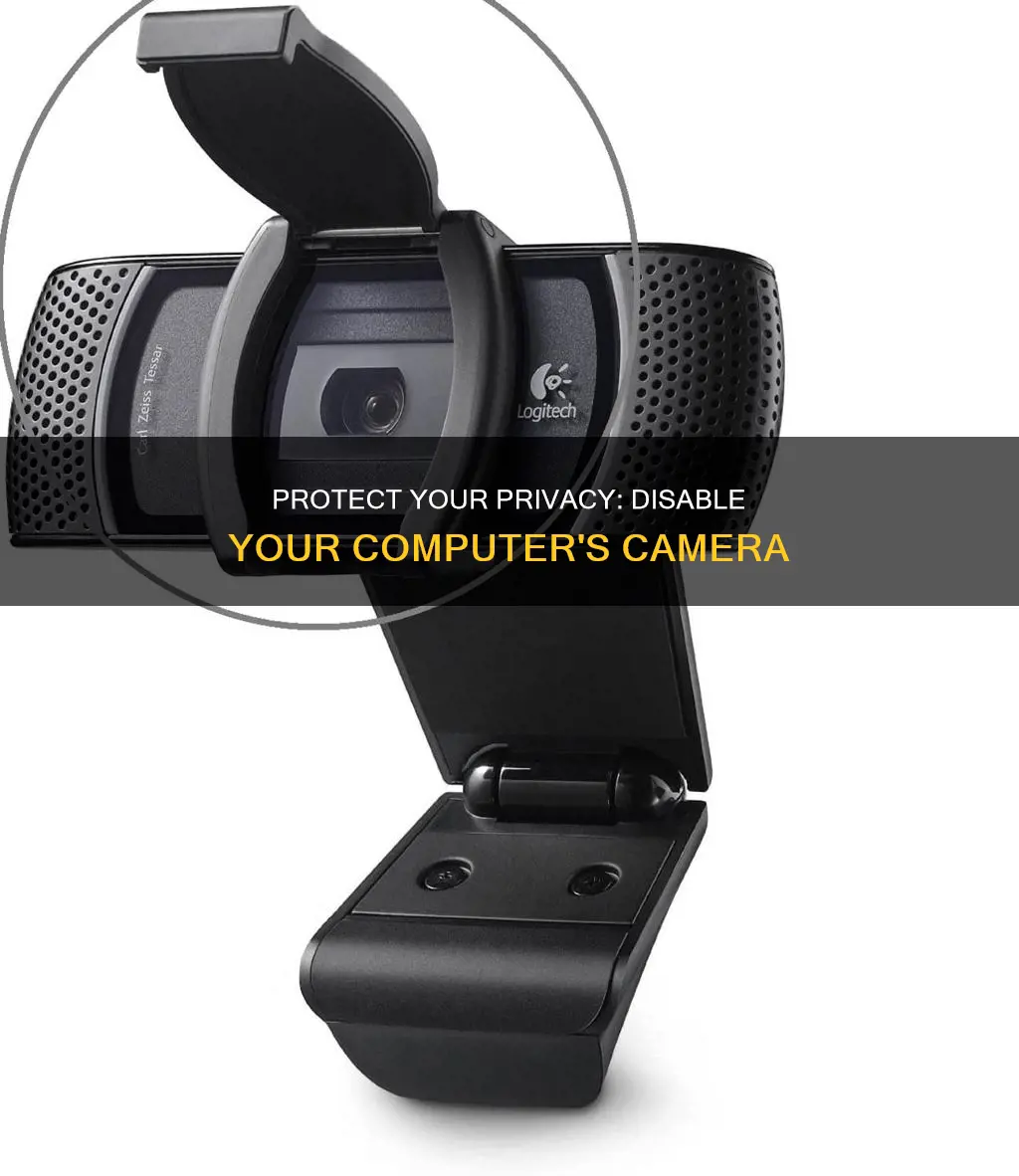 how to disable computer camers