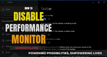 Disabling Performance Monitor: A Step-by-Step Guide