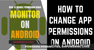 Disabling Android's Permission Usage Monitor: A Step-by-Step Guide