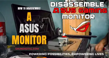 Disassembling an ASUS Monitor: A Step-by-Step Guide