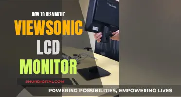 Dismantling a ViewSonic LCD Monitor: Step-by-Step Guide