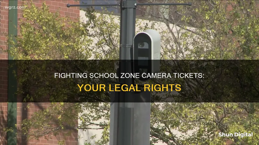 how to dispute a school zone camera ticket