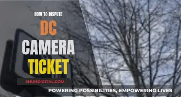 Disputing DC Camera Tickets: What You Need to Know