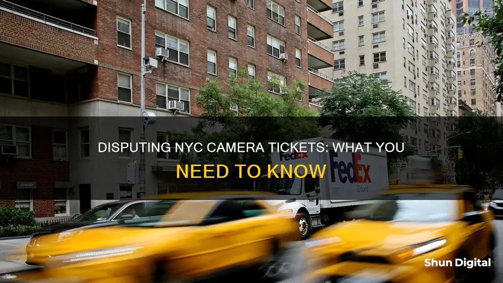 how to dispute nyc camera ticket