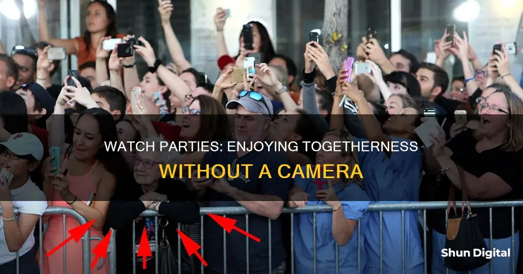 how to do a watch party without camera