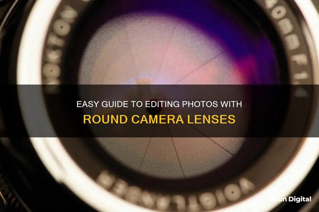 how to do round camera lense edit