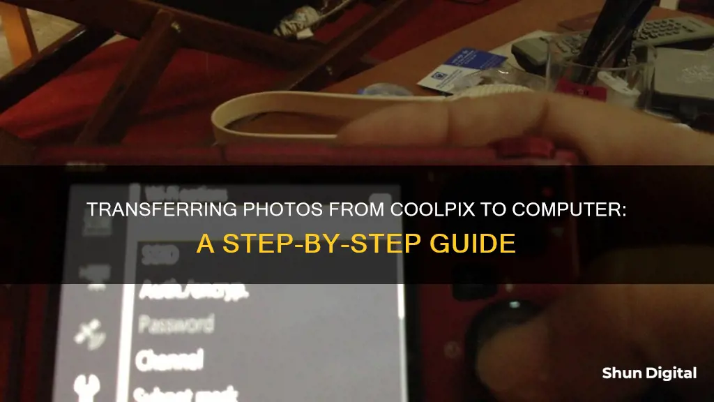 how to down oad pics to computer with coolpix camera