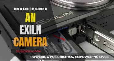 Ejecting Camera Batteries: A Step-by-Step Guide for Exilim Models