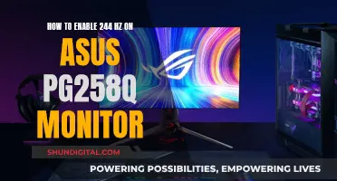 Enabling 240Hz on the ASUS PG258Q Monitor: A Step-by-Step Guide