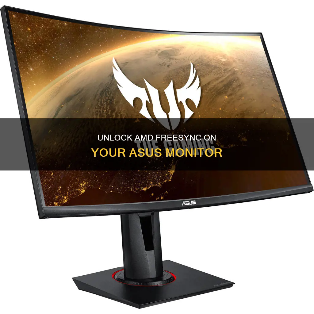 how to enable amd freesync on monitor asus monitor