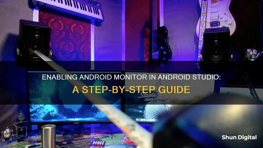 how to enable android monitor in android studio