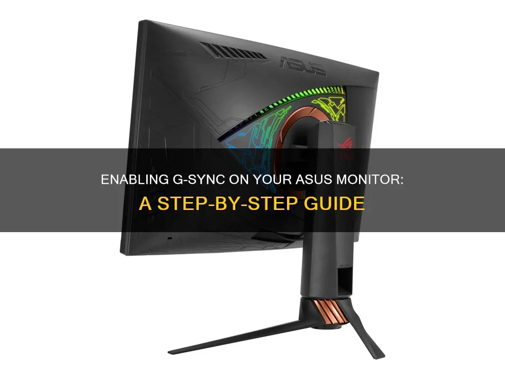 how to enable g syns asus monitor