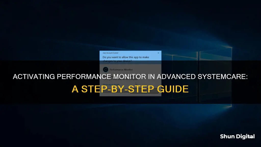 how to enable performance monitor in advanced systemcare