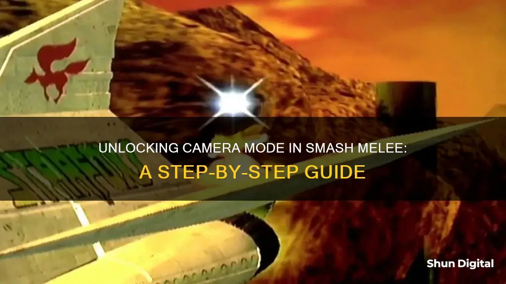 how to enter camera mode in smash melee