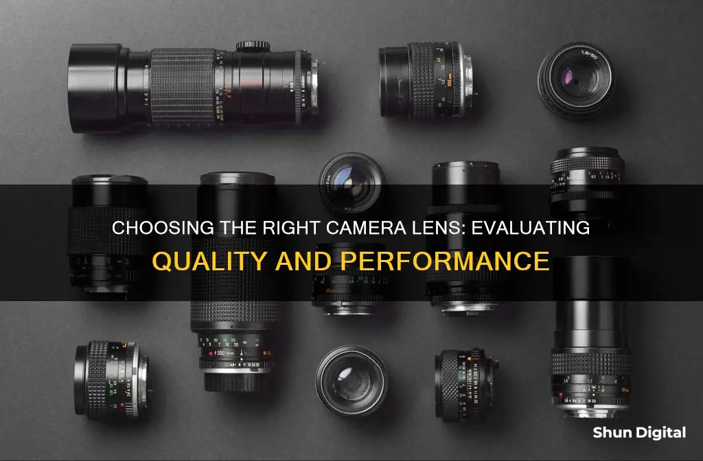 how to evaluate camera lenses